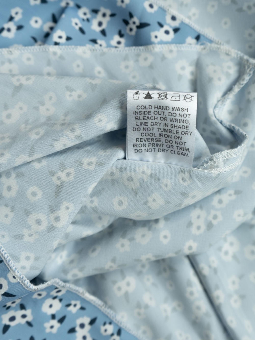 Princess Polly Blue Floral Mini Dress - Size 10 - Picture 10 of 13